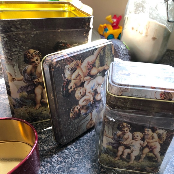 4 tins advertising & angels - Picture 3 of 10